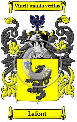Lafont Name Meaning, Family History, Family Crest & Coats of Arms