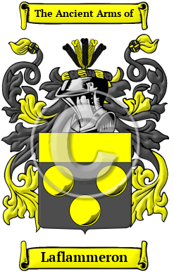 Laflammeron Family Crest/Coat of Arms
