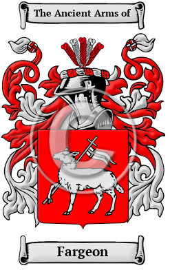 Fargeon Family Crest/Coat of Arms