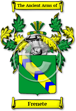 Frenete Family Crest Download (jpg) Legacy Series - 150 DPI