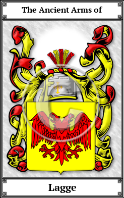 Lagge Family Crest Download (JPG)  Book Plated - 150 DPI