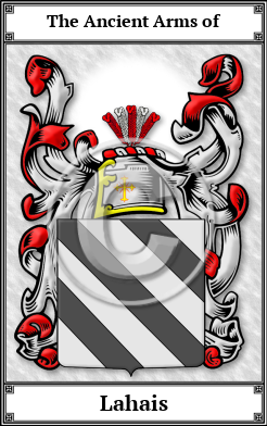 Lahais Family Crest Download (JPG) Book Plated - 600 DPI