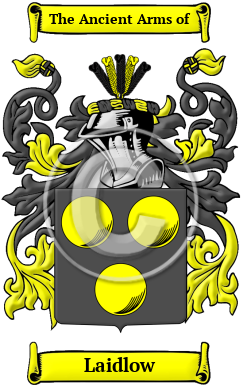 Laidlow Family Crest/Coat of Arms