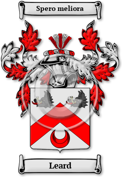 Leard Family Crest Download (JPG) Legacy Series - 600 DPI