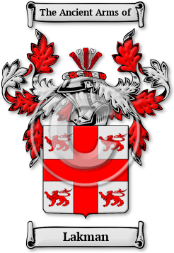 Lakman Family Crest Download (JPG) Legacy Series - 600 DPI