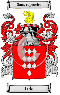 Lela Family Crest/Coat of Arms