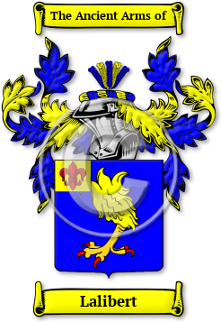 Lalibert Family Crest Download (jpg) Legacy Series - 150 DPI