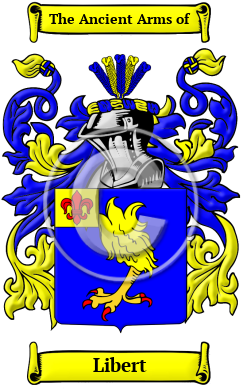 Libert Family Crest/Coat of Arms