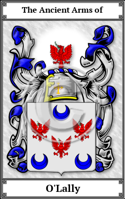 O'Lally Family Crest Download (JPG) Book Plated - 600 DPI