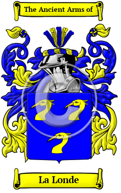 La Londe Family Crest/Coat of Arms