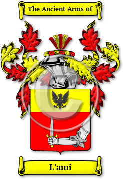 L'ami Family Crest Download (jpg) Legacy Series - 150 DPI