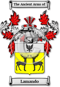 Lamando Family Crest Download (jpg) Legacy Series - 150 DPI