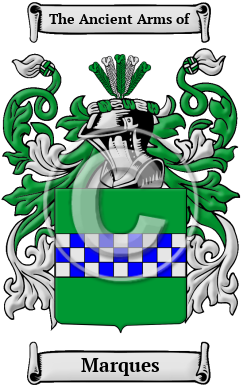 Marques Family Crest/Coat of Arms