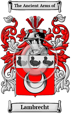 Lambrecht Family Crest/Coat of Arms