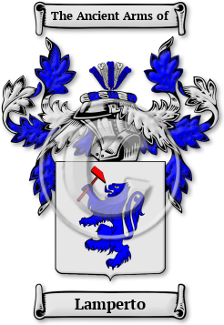 Lamperto Family Crest Download (JPG) Legacy Series - 600 DPI