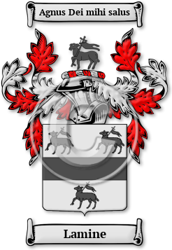 Lamine Family Crest Download (jpg) Legacy Series - 150 DPI