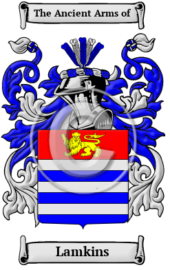 Lamkins Family Crest Download (JPG) Heritage Series - 600 DPI