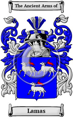 Lamas Name Meaning, Family History, Family Crest & Coats of Arms