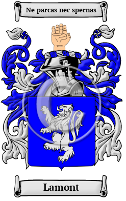 Lamont Family Crest/Coat of Arms