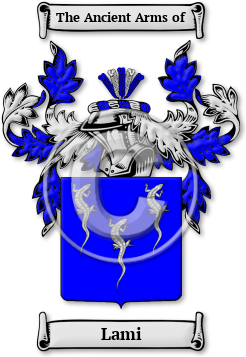 Lami Family Crest Download (jpg) Legacy Series - 150 DPI