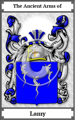 Lamy Family Crest Download (JPG)  Book Plated - 150 DPI