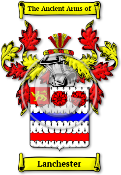 Lanchester Family Crest Download (JPG) Legacy Series - 300 DPI