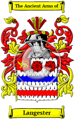 Langester Family Crest/Coat of Arms