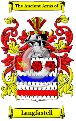 Langfastell Family Crest/Coat of Arms