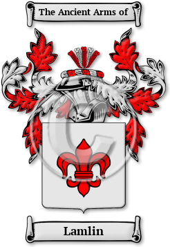 Lamlin Family Crest Download (JPG) Legacy Series - 600 DPI