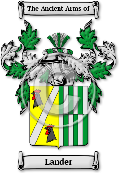 Lander Family Crest Download (jpg) Legacy Series - 150 DPI