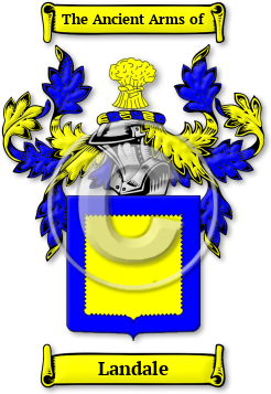 Landale Family Crest Download (jpg) Legacy Series - 150 DPI