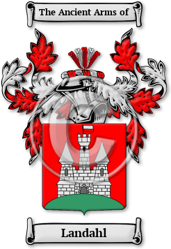 Landahl Family Crest Download (jpg) Legacy Series - 150 DPI