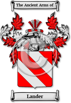 Lander Family Crest Download (jpg) Legacy Series - 150 DPI