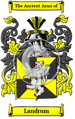 Landrum Family Crest/Coat of Arms