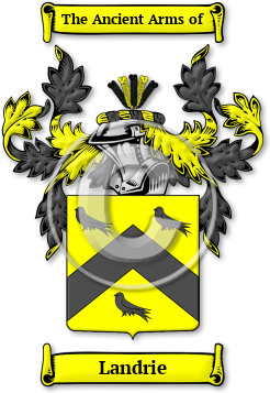 Landrie Family Crest Download (jpg) Legacy Series - 150 DPI