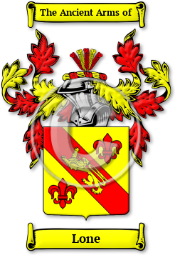 Lone Family Crest Download (jpg) Legacy Series - 150 DPI