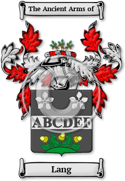 Lang Family Crest Download (jpg) Legacy Series - 150 DPI