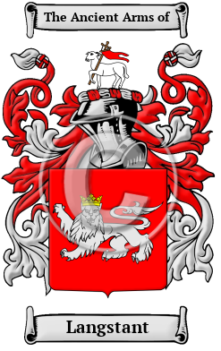 Langstant Family Crest/Coat of Arms