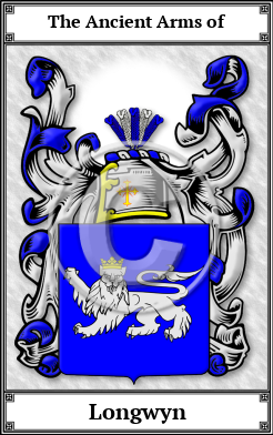 Longwyn Family Crest Download (JPG)  Book Plated - 150 DPI