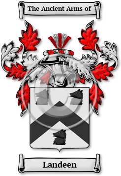 Landeen Family Crest Download (jpg) Legacy Series - 150 DPI