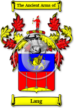 Lang Family Crest Download (JPG) Legacy Series - 600 DPI