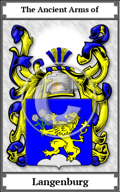 Langenburg Family Crest Download (JPG)  Book Plated - 150 DPI