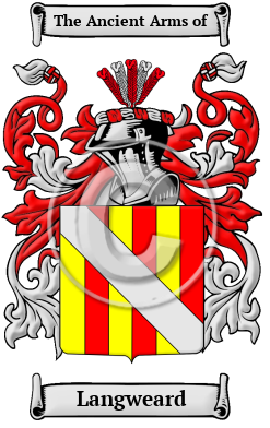 Langweard Family Crest/Coat of Arms