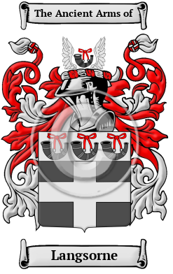 Langsorne Family Crest/Coat of Arms