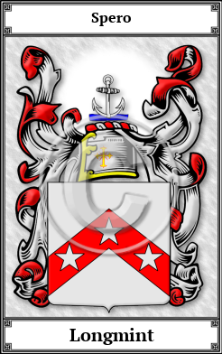 Longmint Family Crest Download (JPG) Book Plated - 600 DPI