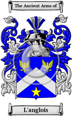 L'anglois Family Crest/Coat of Arms