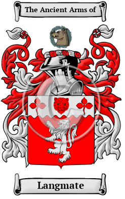 Langmate Family Crest/Coat of Arms
