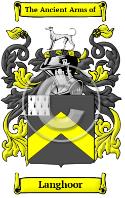 Langhoor Family Crest/Coat of Arms