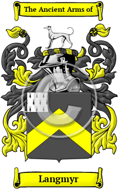 Langmyr Family Crest/Coat of Arms