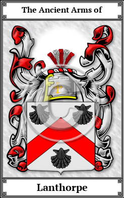 Lanthorpe Family Crest Download (JPG)  Book Plated - 150 DPI